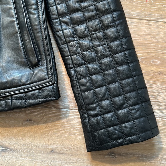 EUC Joie Leather Biker Jacket - Picture 9 of 12